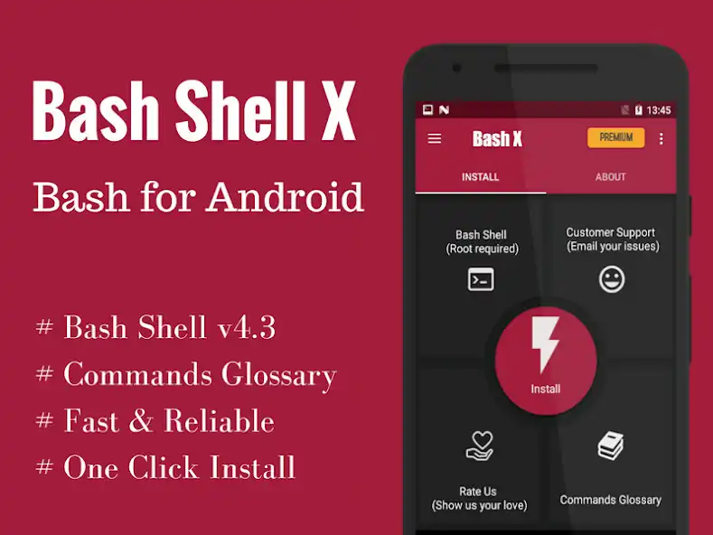 Play Bash Shell X [Root]  and enjoy Bash Shell X [Root] with UptoPlay